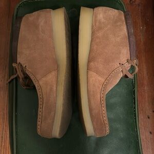 Clark wallabees size 13, tan